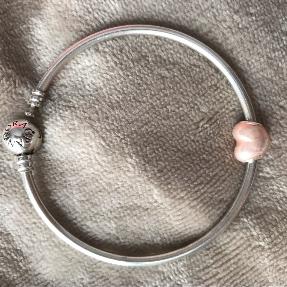 Pandora Pink Heart Charm